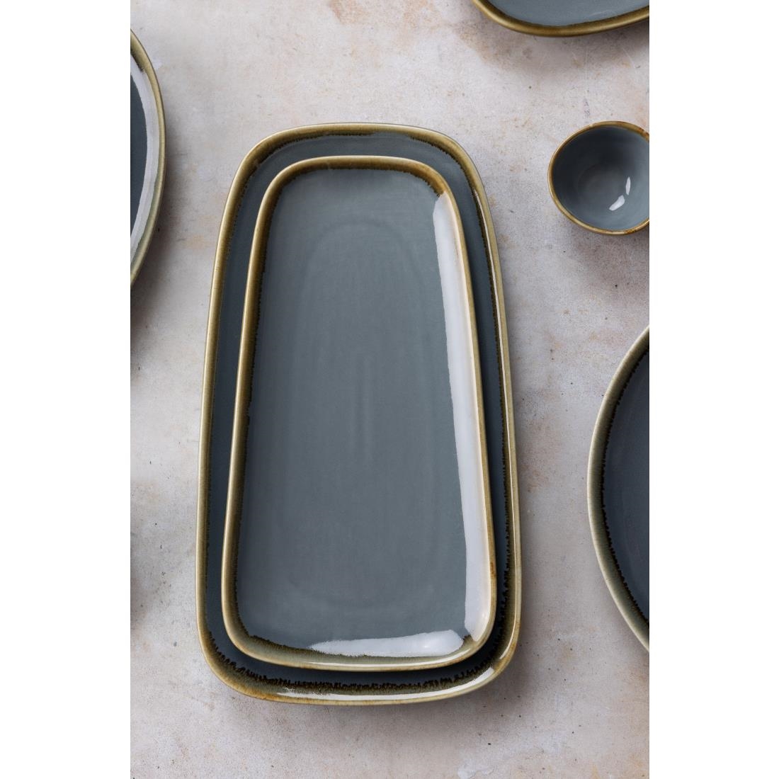 Olympia Kiln Medium Schalen Blauw 29,5cm (4 Stuks)