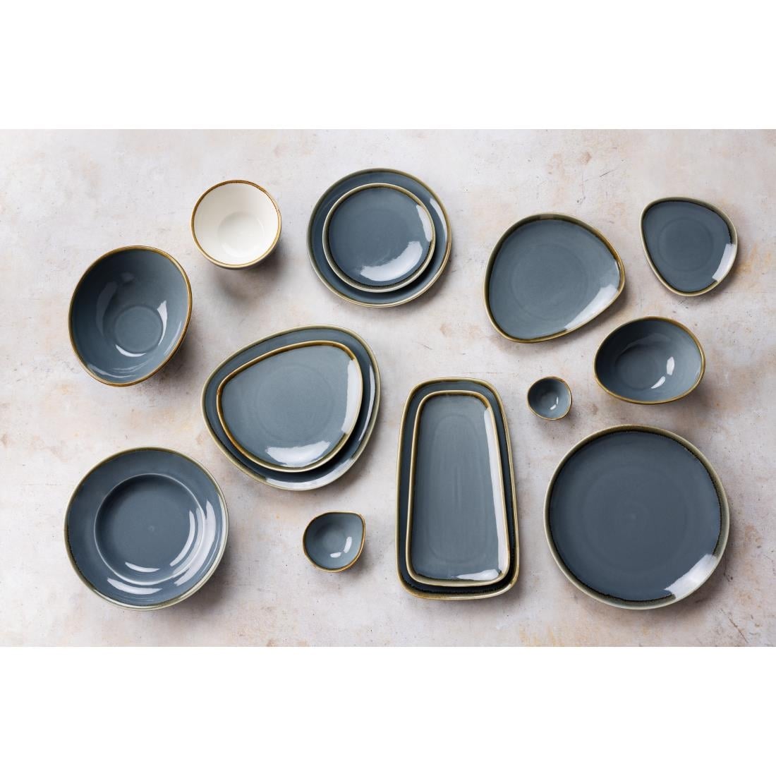 Olympia Kiln Medium Schalen Blauw 29,5cm (4 Stuks)