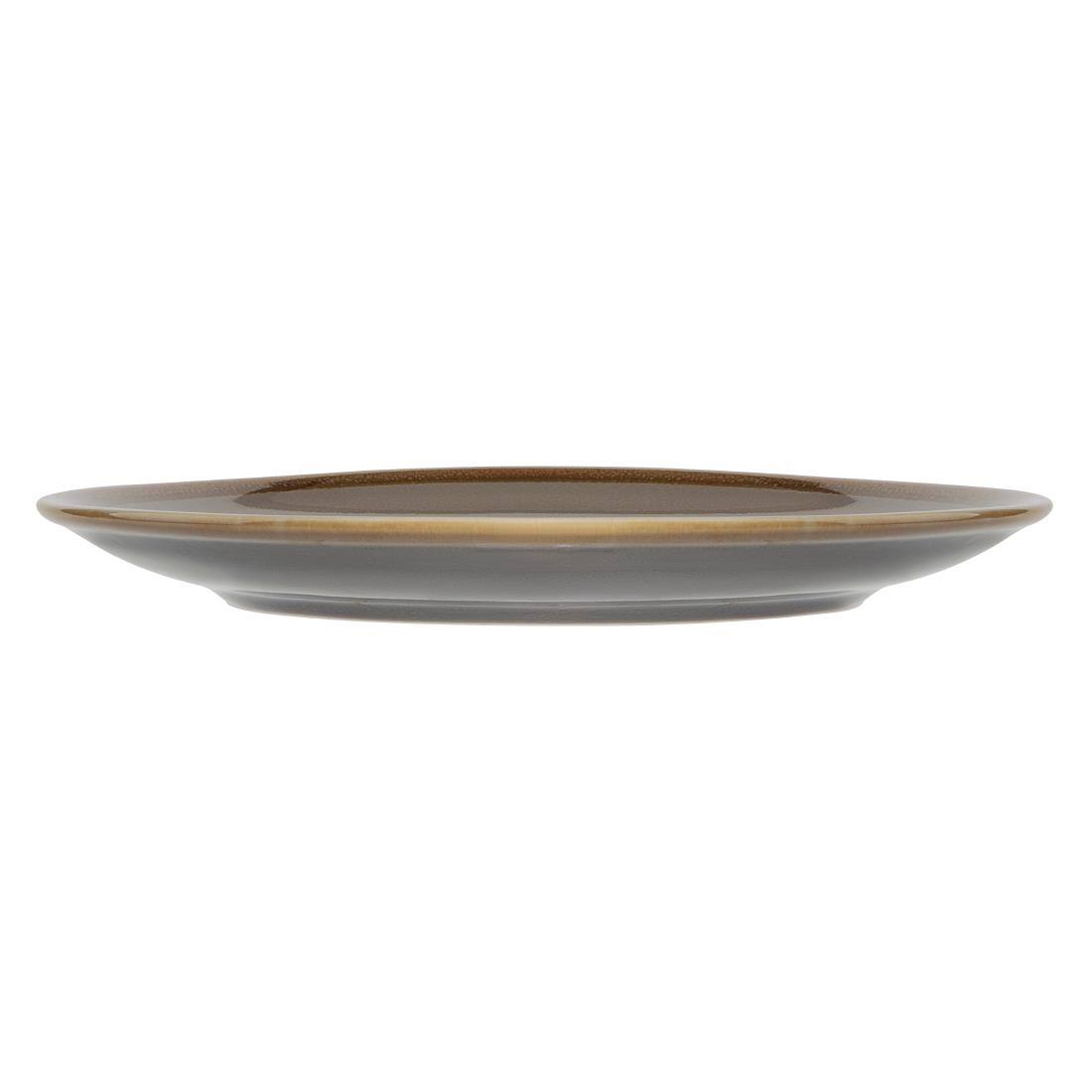 Olympia Kiln Ronde Coupeborden Grijs 23cm (6 Stuks)