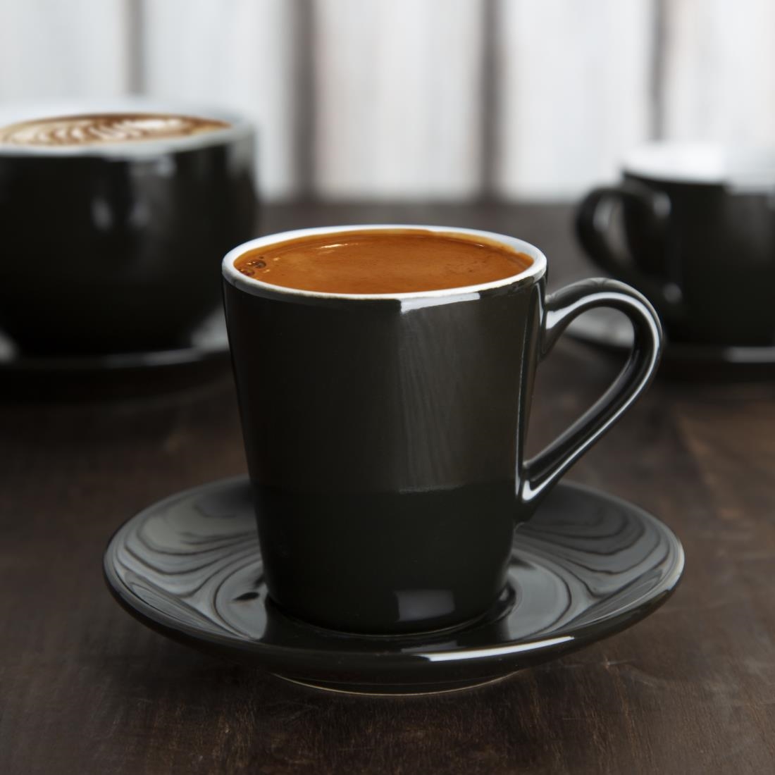 Olympia koffiekop zwart - 170ml (12 stuks)