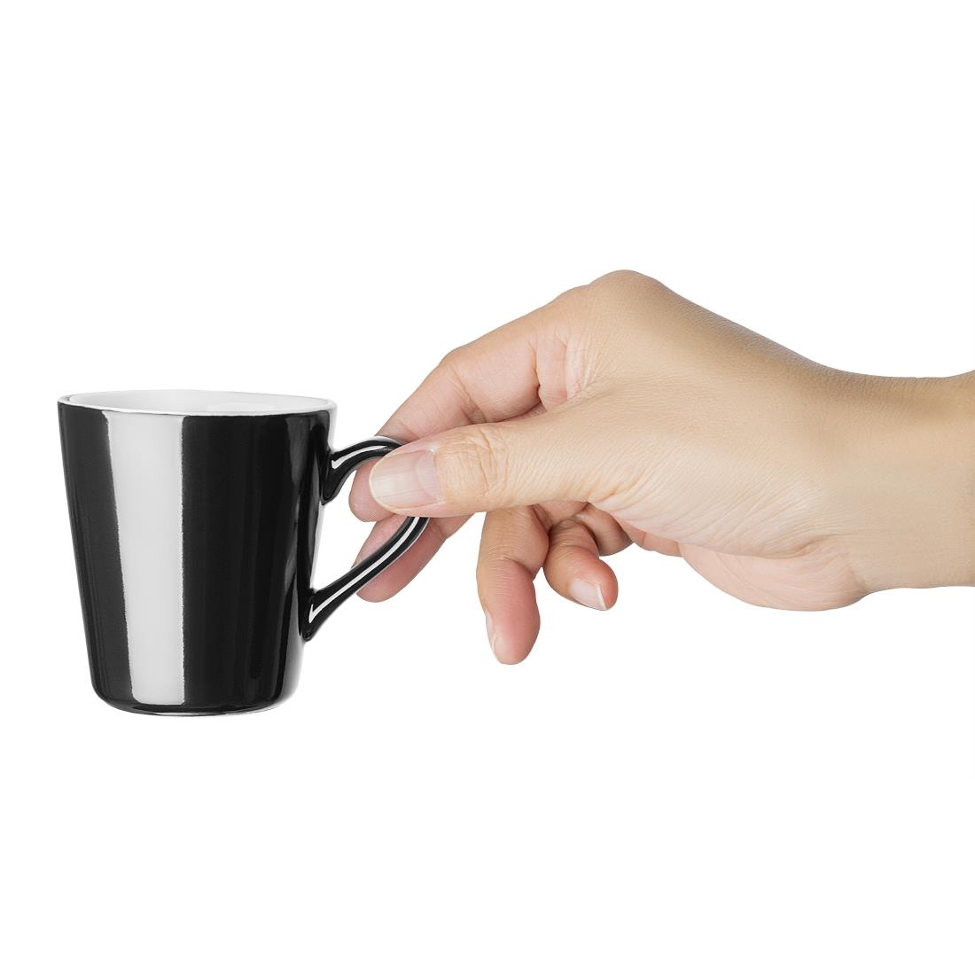 Olympia koffiekop zwart - 170ml (12 stuks)