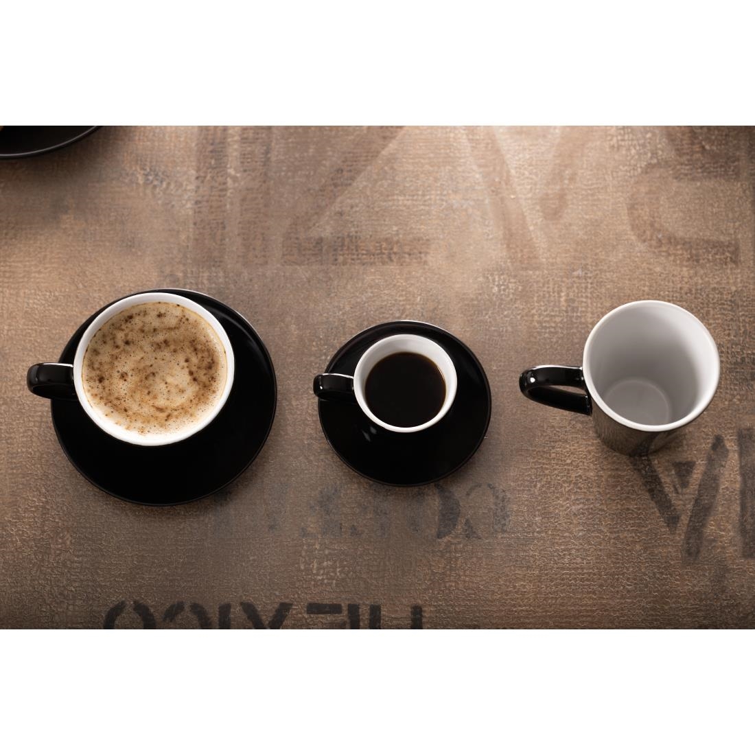 Olympia koffiekop zwart - 170ml (12 stuks)