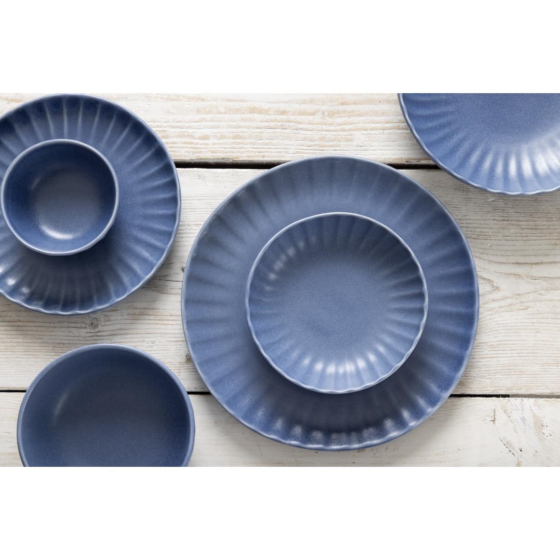 Olympia Koralliet Borden Blauw 205mm (6 stuks)