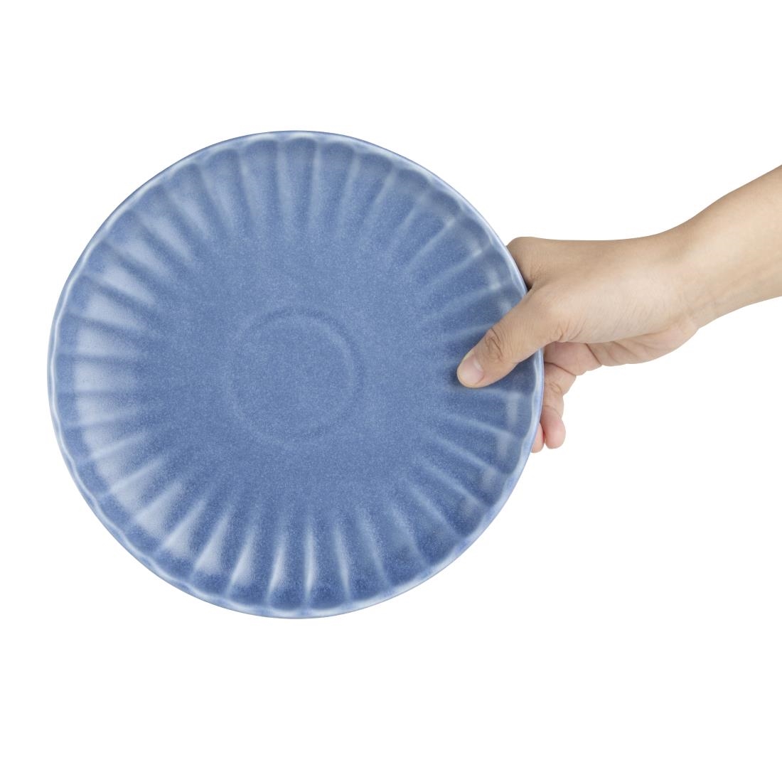 Olympia Koralliet Borden Blauw 205mm (6 stuks)