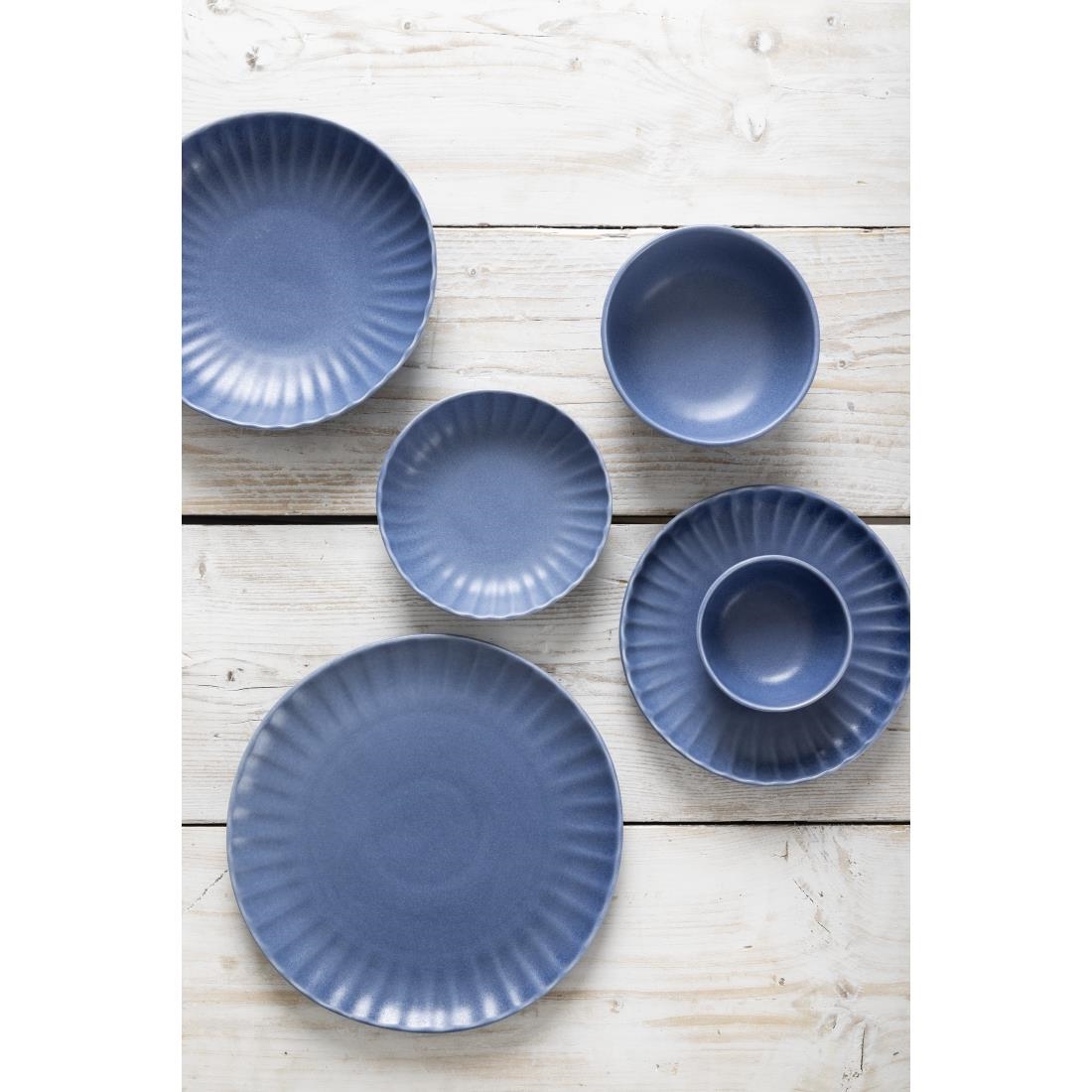 Olympia Koralliet Borden Blauw 205mm (6 stuks)