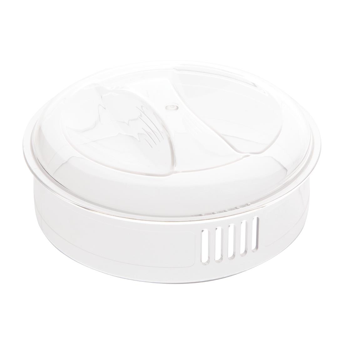Olympia Kristallon deksel voor stapelbare polycarbonaat kan 1Ltr (6 stuks)