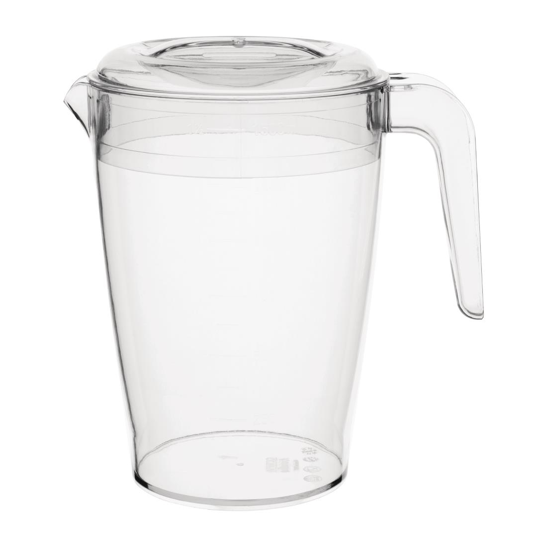 Olympia Kristallon deksel voor stapelbare polycarbonaat kan 1Ltr (6 stuks)