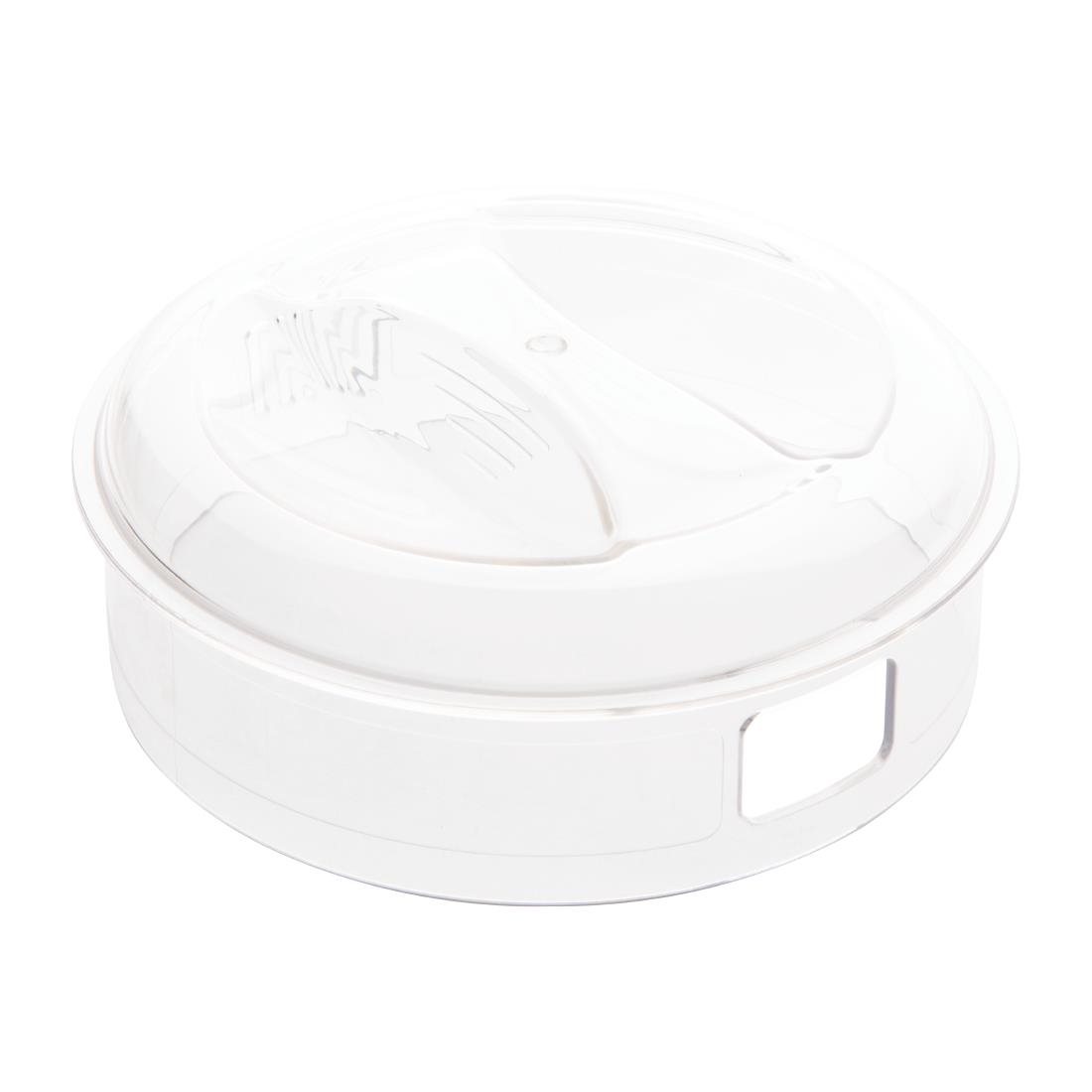 Olympia Kristallon deksel voor stapelbare polycarbonaat kan 1Ltr (6 stuks)