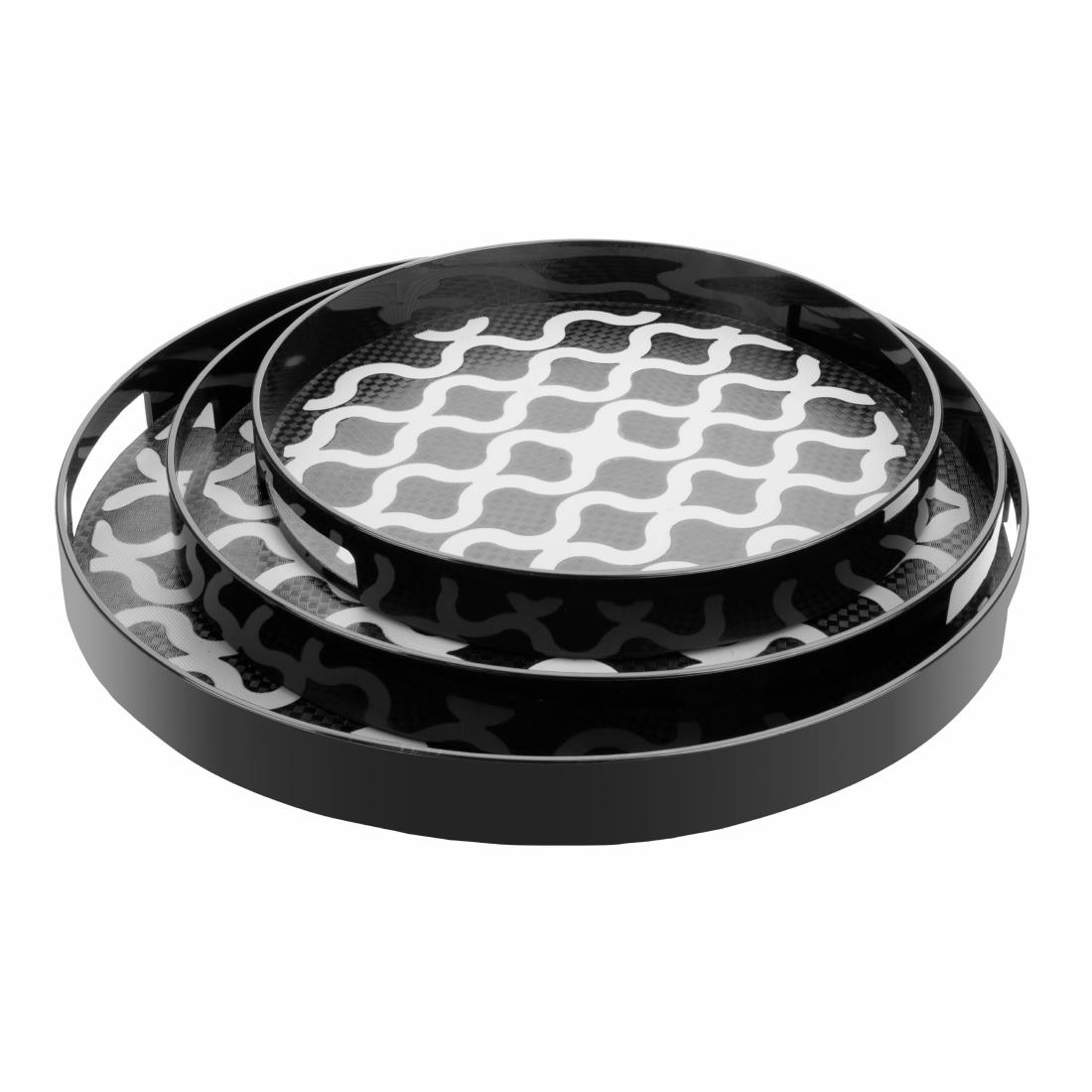 Olympia Kristallon Pc Rond Antislipblad Met Handgrepen - 355mm