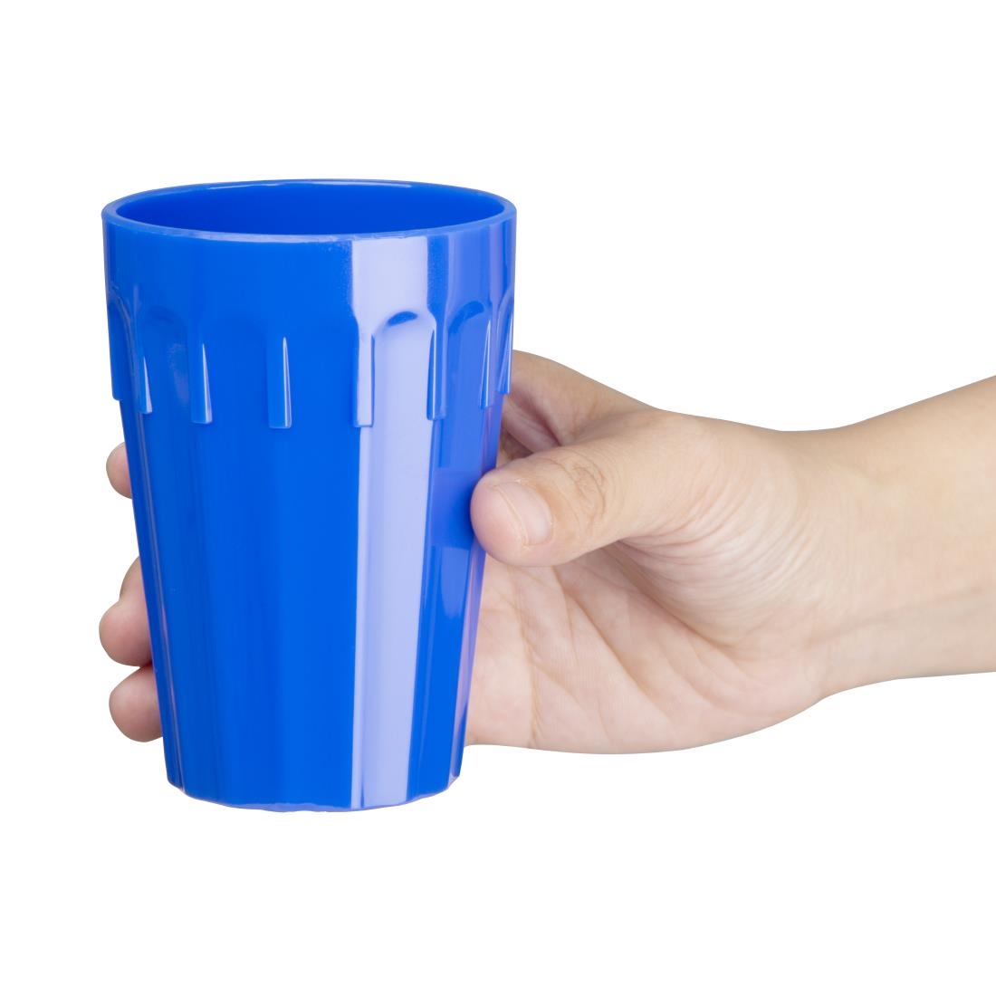 Olympia Kristallon polycarbonaat bekers 26cl blauw (12 stuks)
