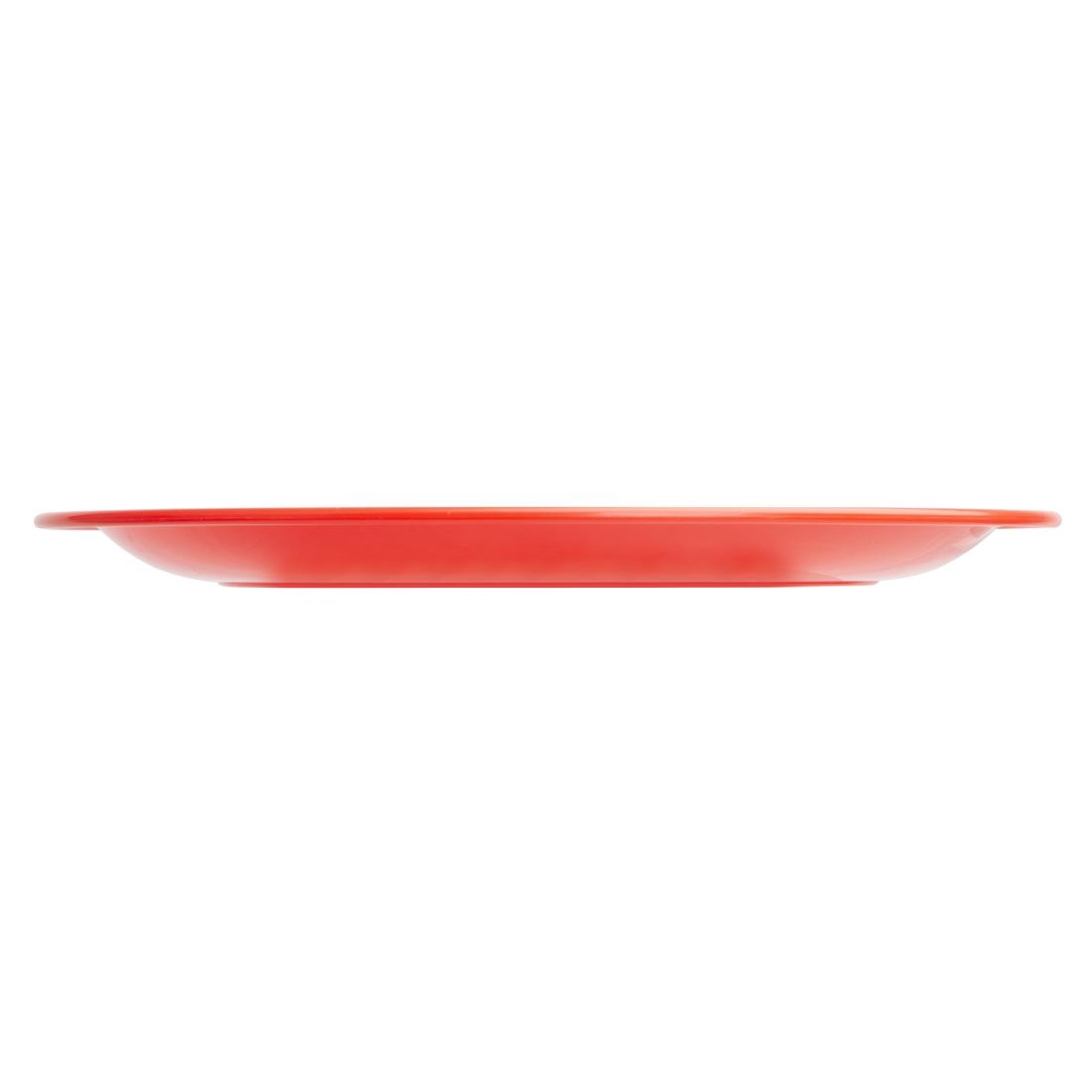 Olympia Kristallon polycarbonaat borden 23cm rood (12 stuks)