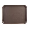 Olympia Kristallon polypropyleen dienblad bruin 305x415mm