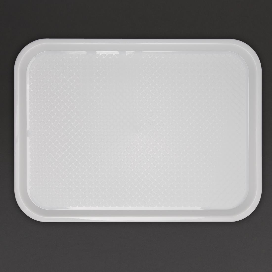 Olympia Kristallon polypropyleen dienblad wit 34,5x26,5cm