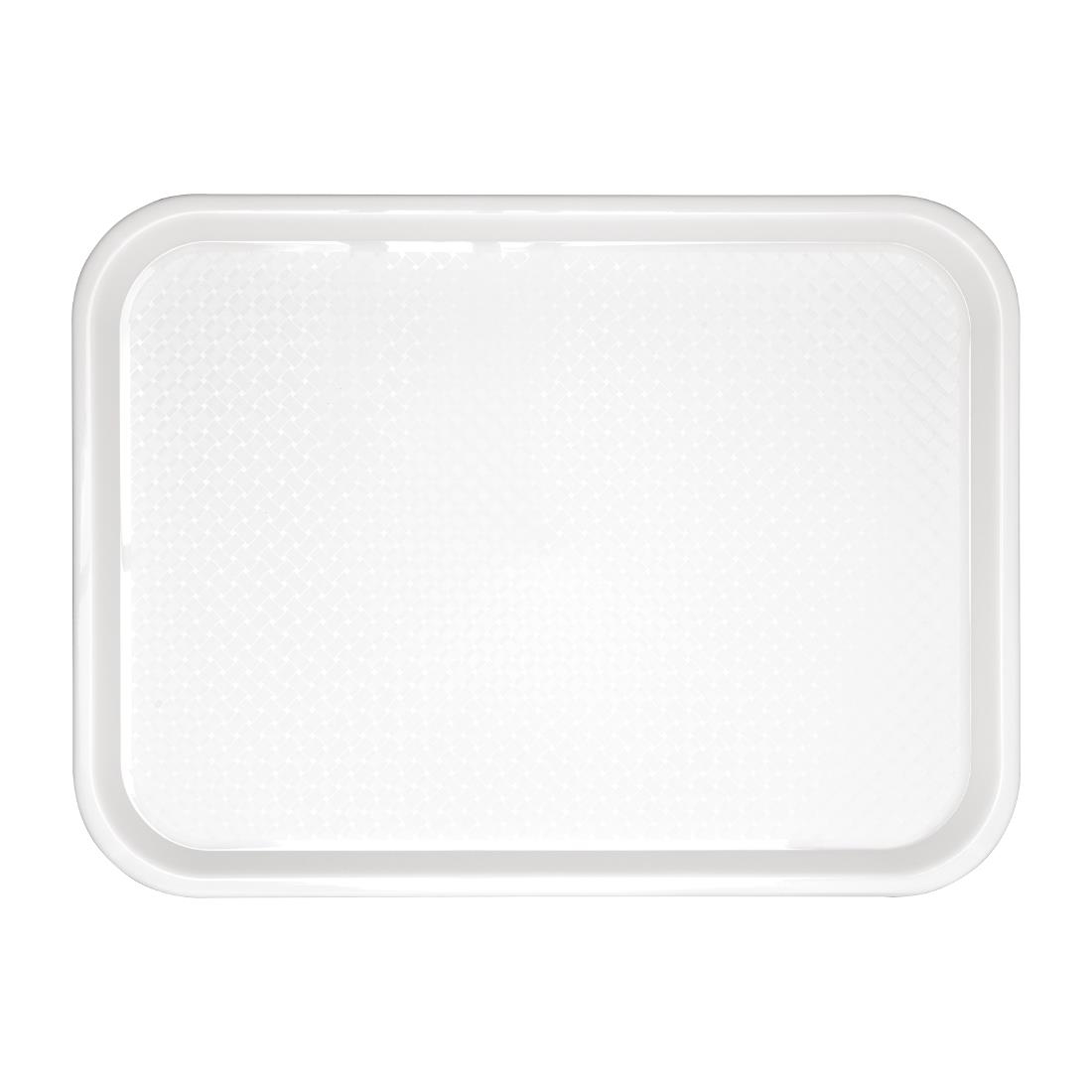 Olympia Kristallon polypropyleen dienblad wit 34,5x26,5cm