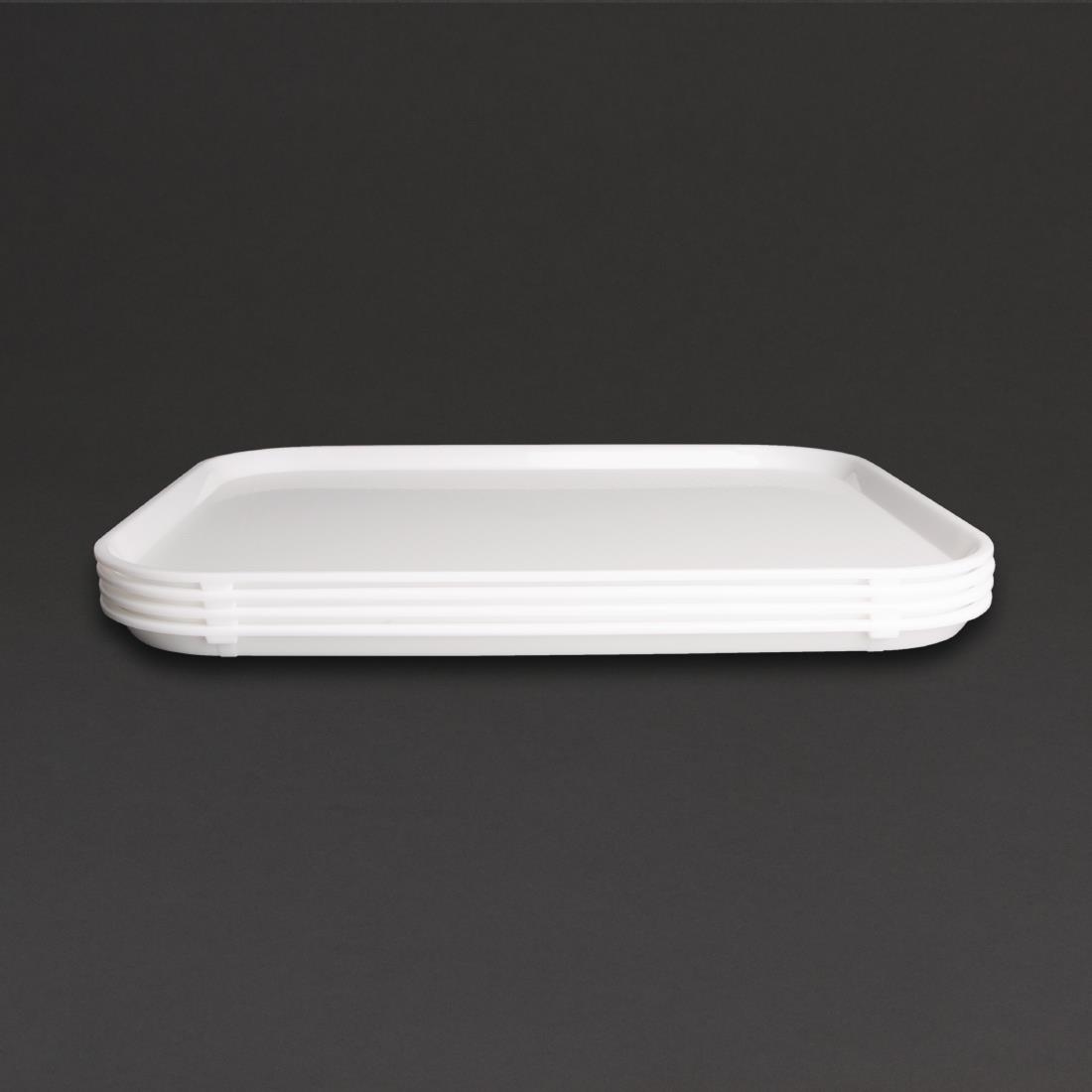 Olympia Kristallon polypropyleen dienblad wit 45 x 35cm