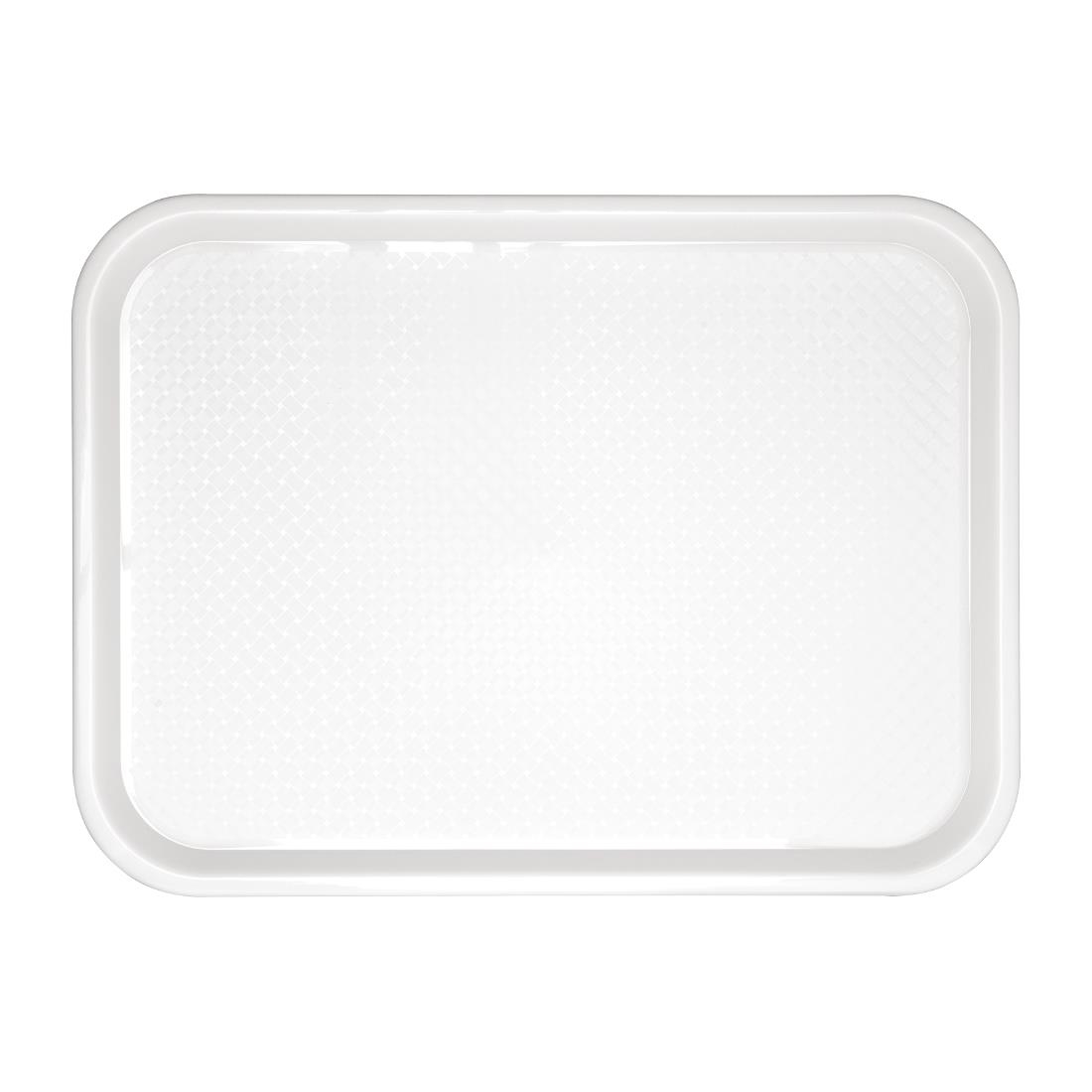Olympia Kristallon polypropyleen dienblad wit 45 x 35cm