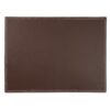 Olympia kunstlederen placemat bruin 40x30cm