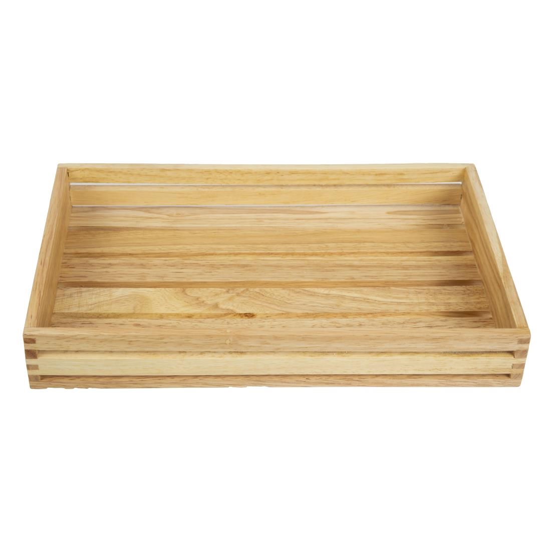 Olympia lage houten krat 5(h) x 35(b) x 23(d)cm
