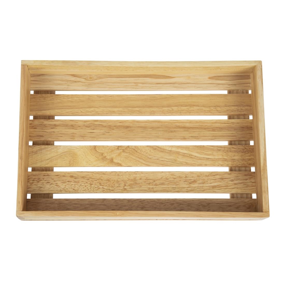 Olympia lage houten krat 5(h) x 35(b) x 23(d)cm