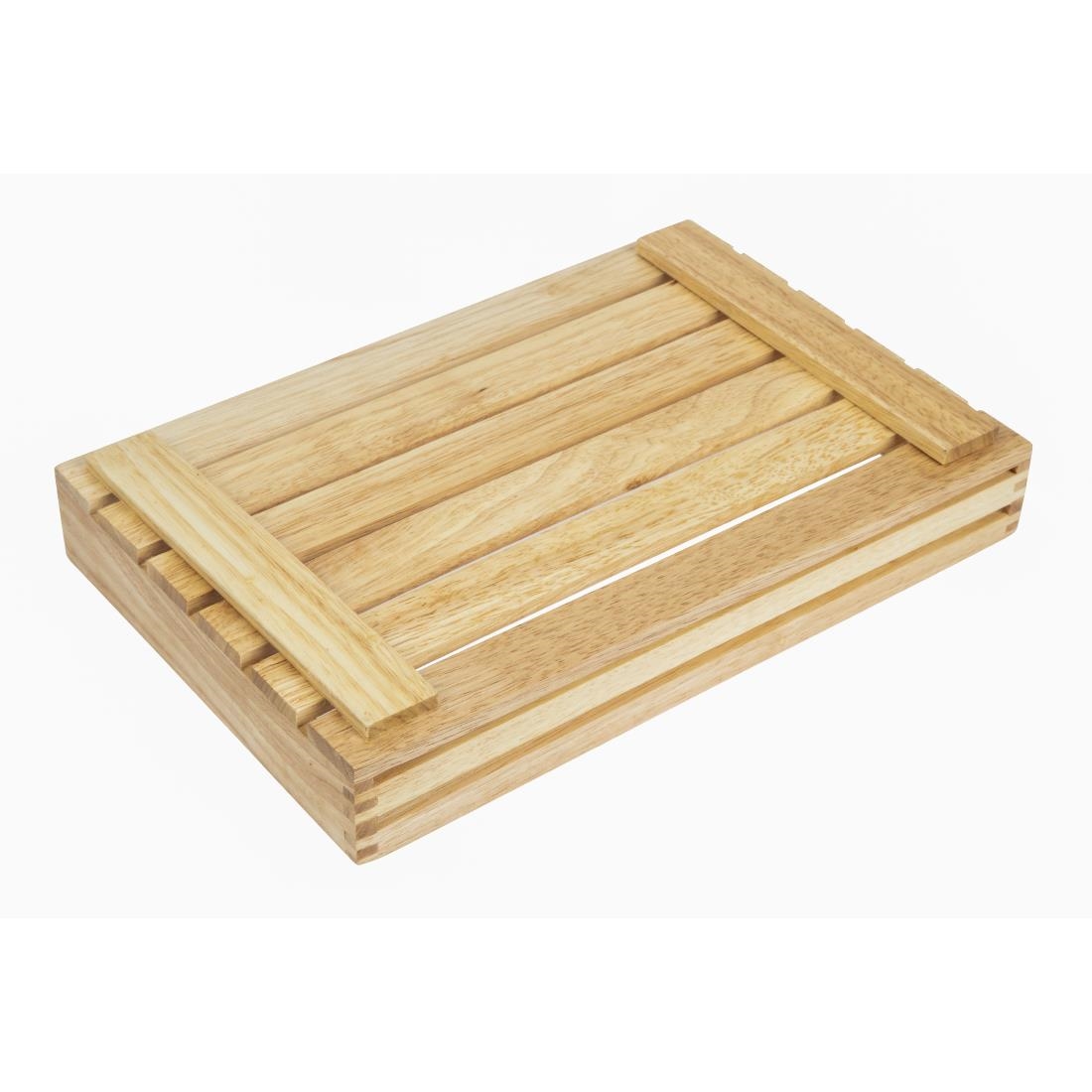 Olympia lage houten krat 5(h) x 35(b) x 23(d)cm