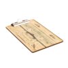 Olympia menu klembord met hout-effect A4