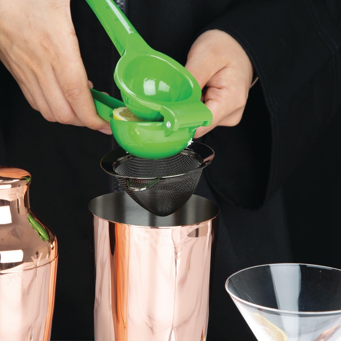 Olympia mesh strainer zwart