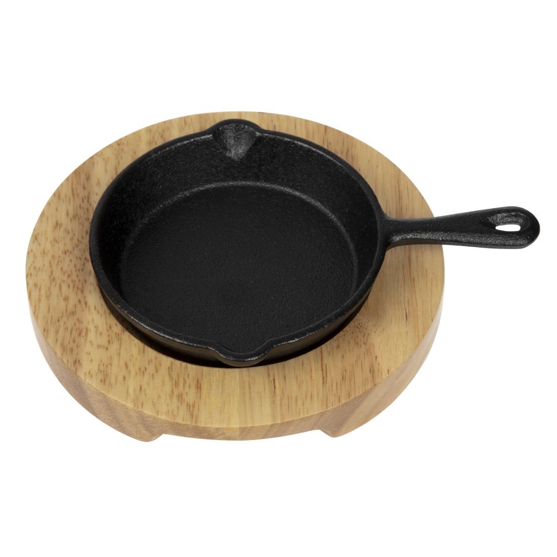 Olympia mini gietijzeren ronde pan 11,5cm