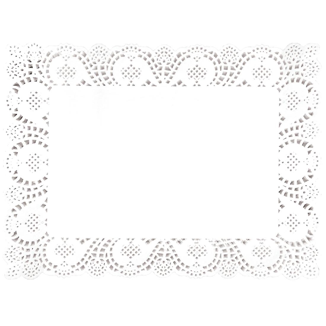 Olympia papieren taartranden 30x40cm (250 stuks)
