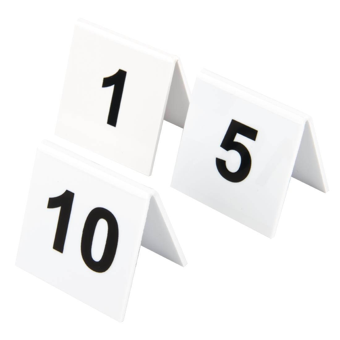 Olympia plastic tafelnummers 1-10