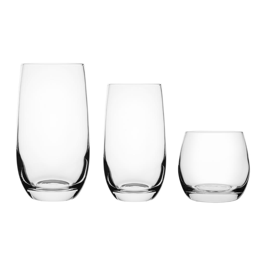 Olympia Rounded Rocks Bekers 330ml (6 stuks)