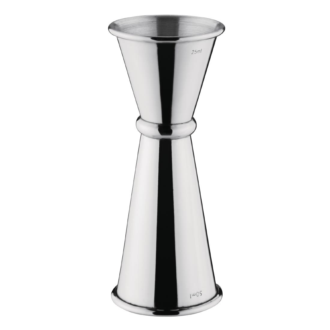 Olympia RVS barmaatje/jigger 25/50ml