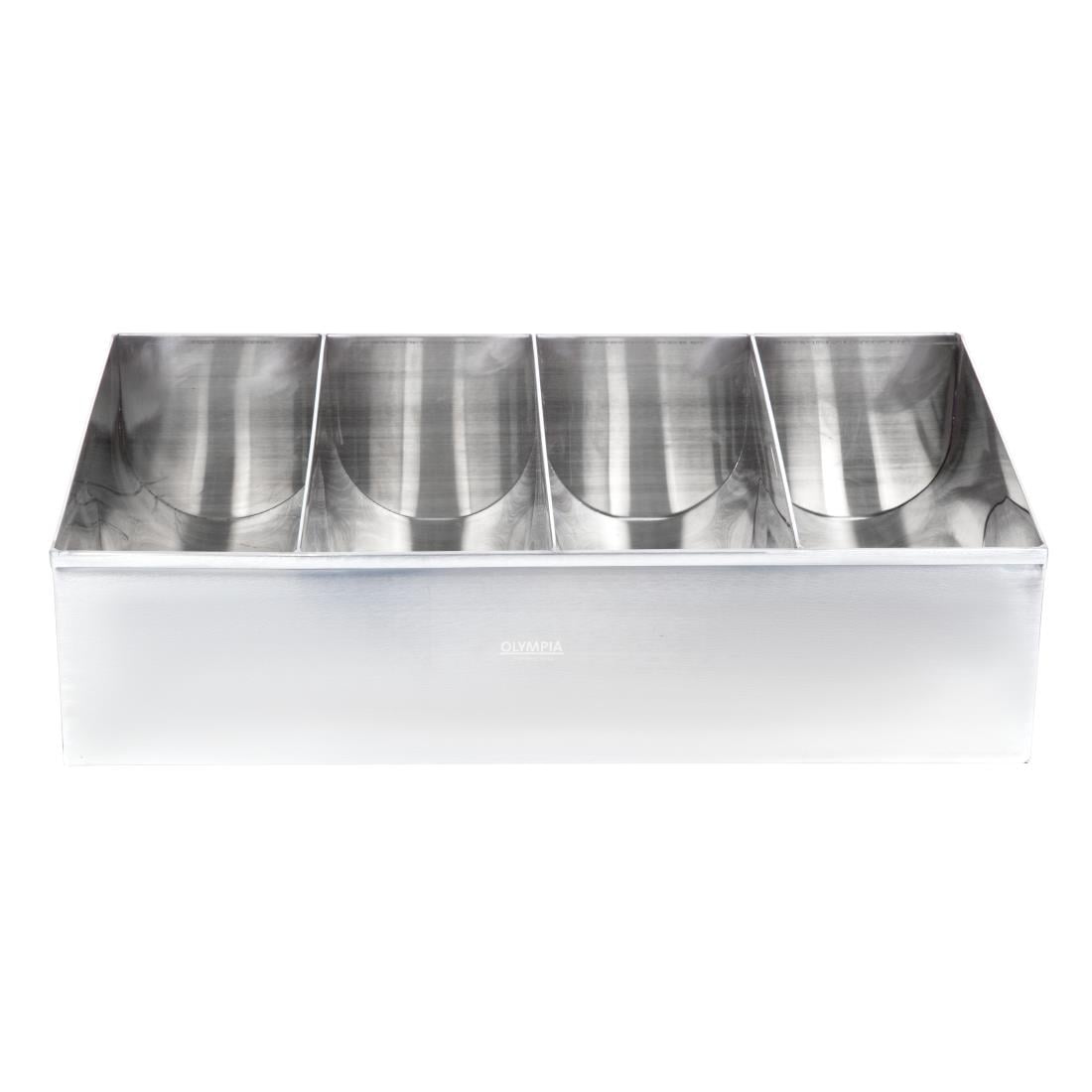 Olympia RVS bestekbak 41,5(H) x 25,5(W) x 10,5(D)cm