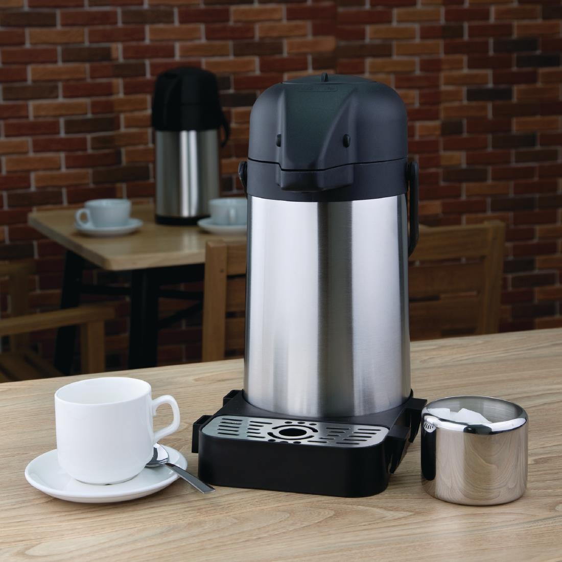 Olympia RVS pomp thermoskan 1,9Ltr