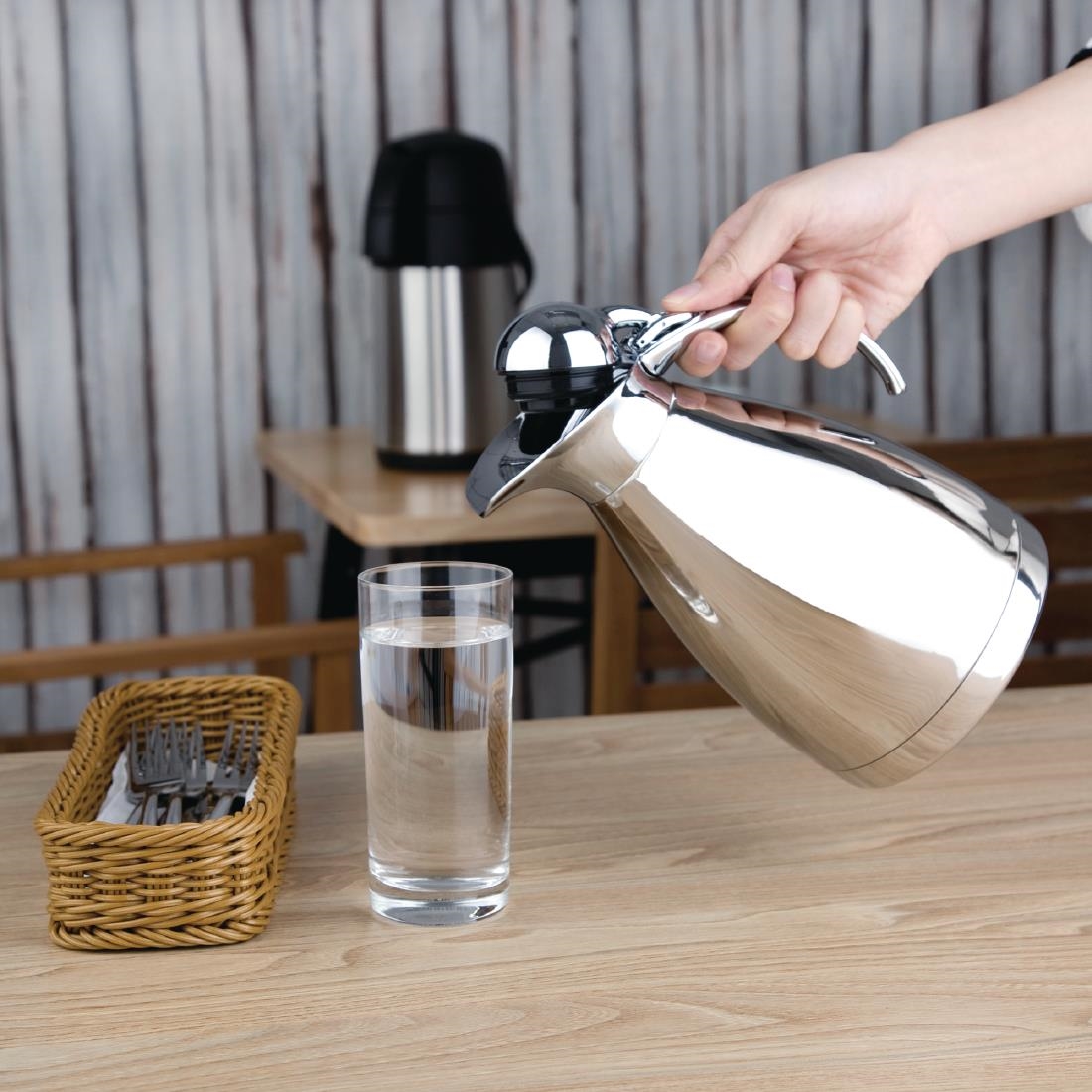 Olympia RVS thermoskan 1Ltr