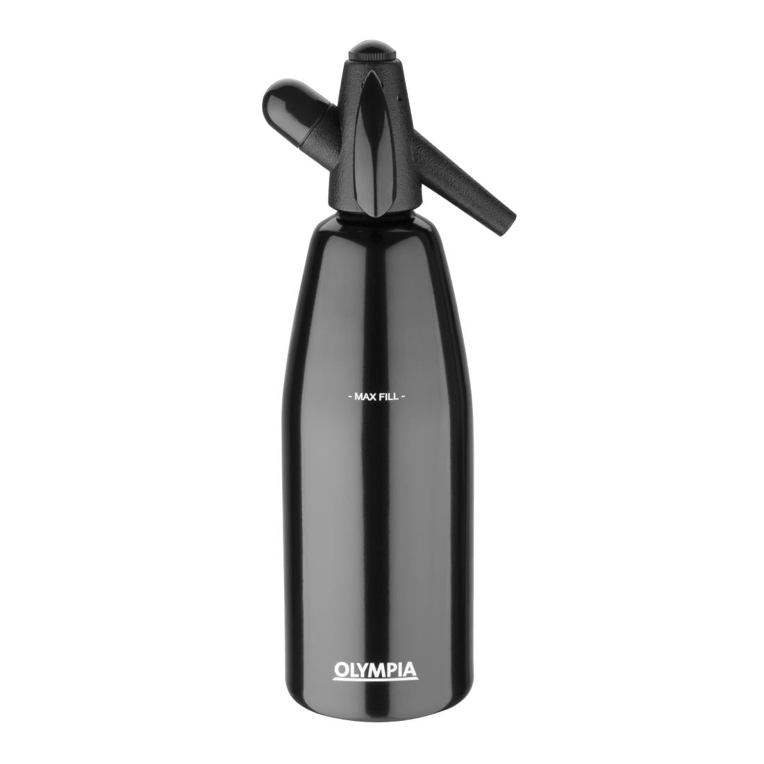 Olympia soda sifon zwart 1Ltr