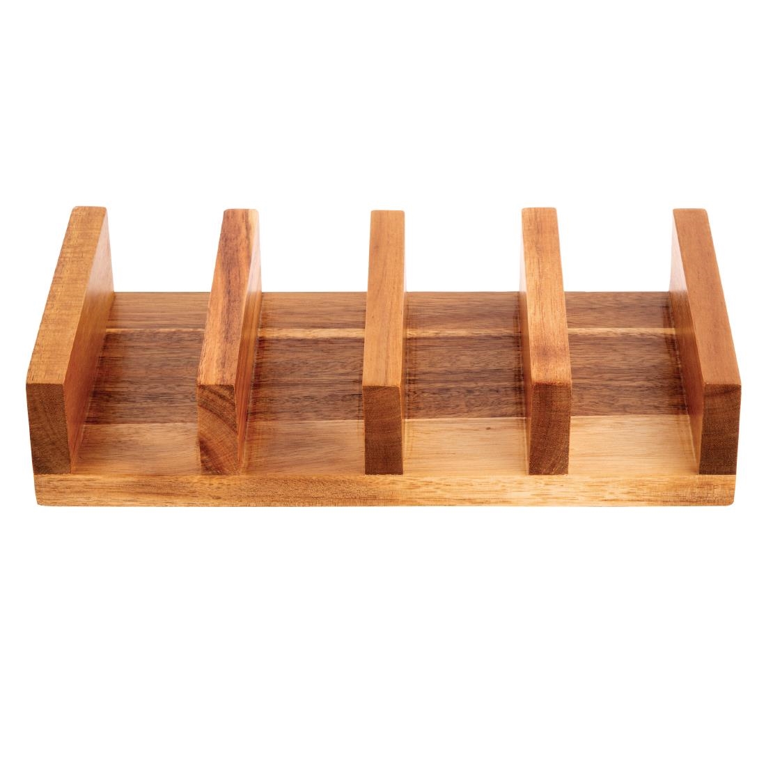 olympia taco houder acaciahout 15x12x4cm Olympia taco houder acaciahout 15x12x4cm