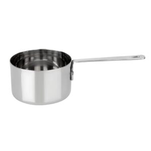 Olympia Tafelpresentatie Roestvrijstalen Mini Sauspannetje 70x45mm