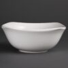 Olympia Whiteware afgeronde vierkante schalen 22cm (12 stuks)