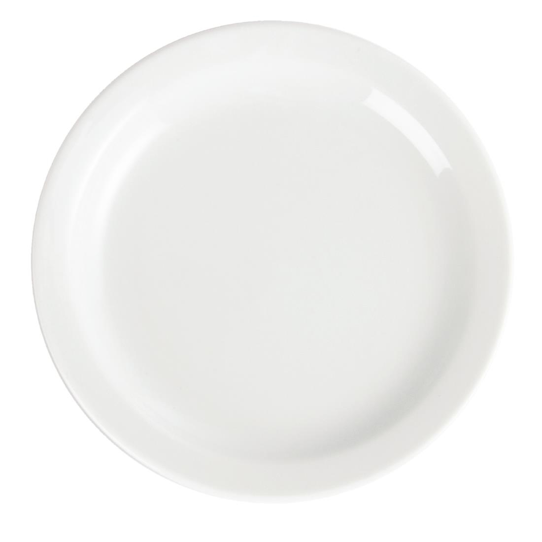 Olympia Whiteware Borden Met Smalle Rand 15cm (12 Stuks)