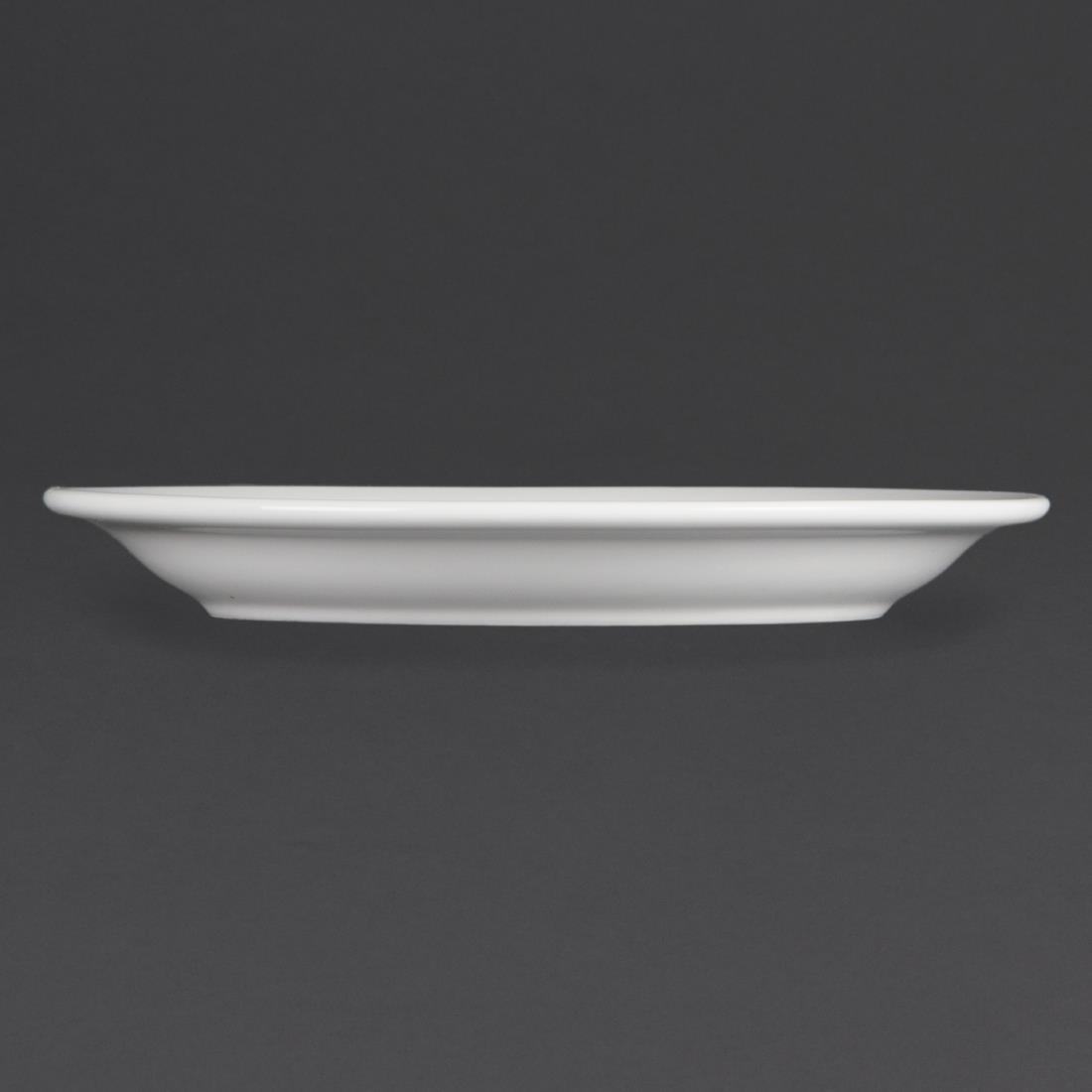 Olympia Whiteware Borden Met Smalle Rand 20,2cm (12 Stuks)