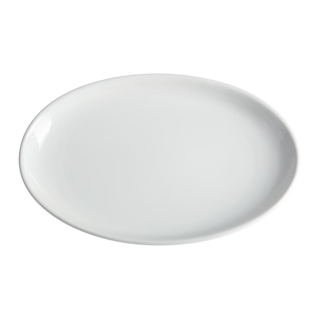 Olympia Whiteware Diepe Ovale Schaal 36,5x23,5cm (2 Stuks)