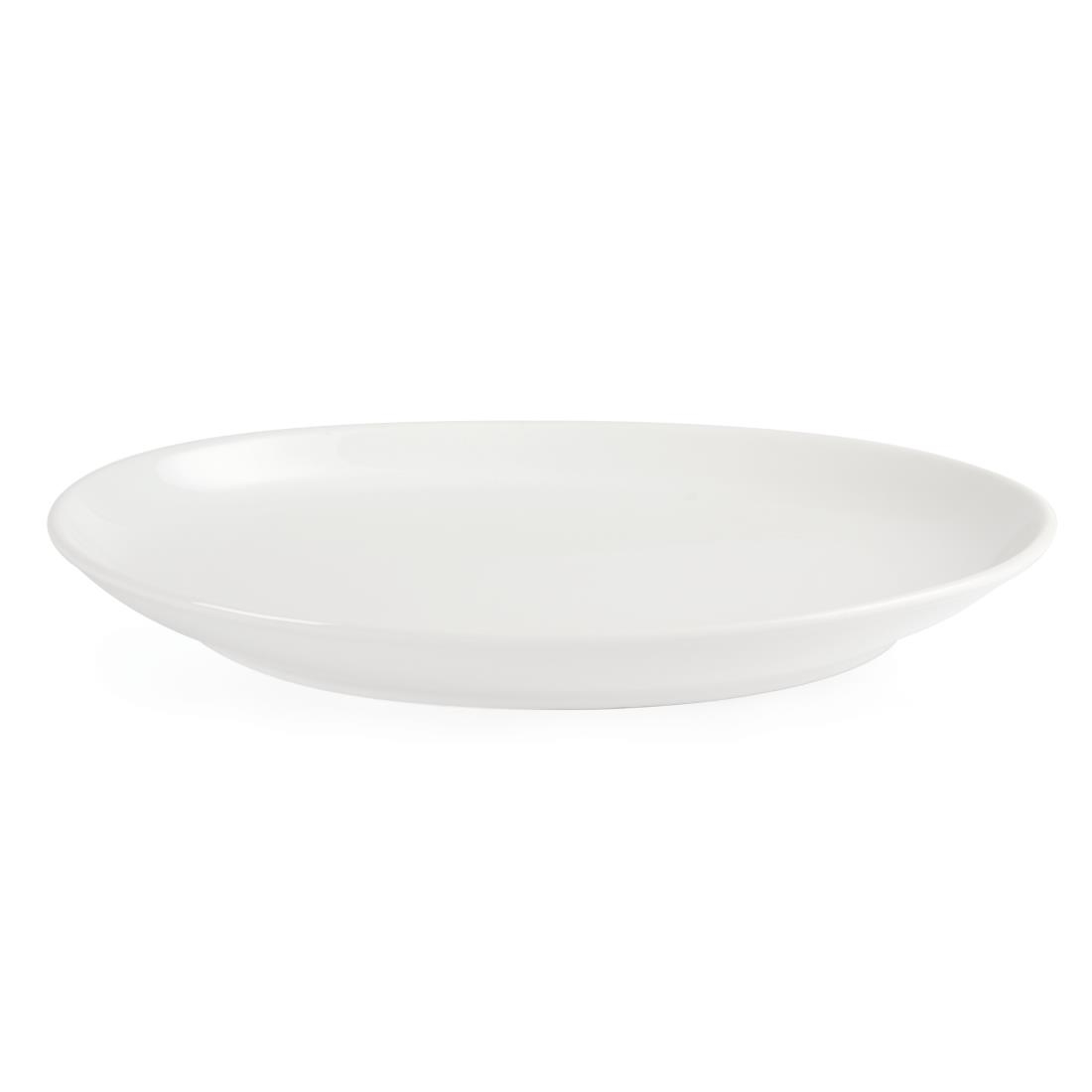 Olympia Whiteware Diepe Ovale Schaal 36,5x23,5cm (2 Stuks)