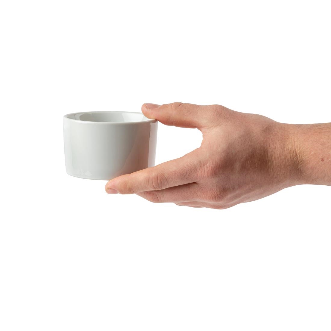 Olympia Whiteware Eigentijdse Ramekins 9cm (12 Stuks)
