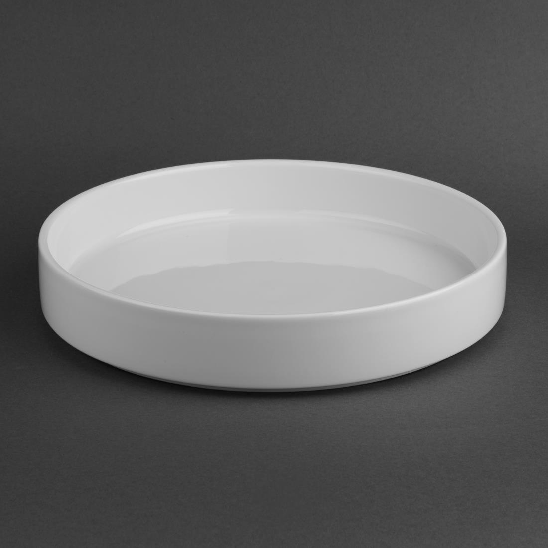Olympia Whiteware Kom Met Platte Wanden - 270mm (4 Stuks)