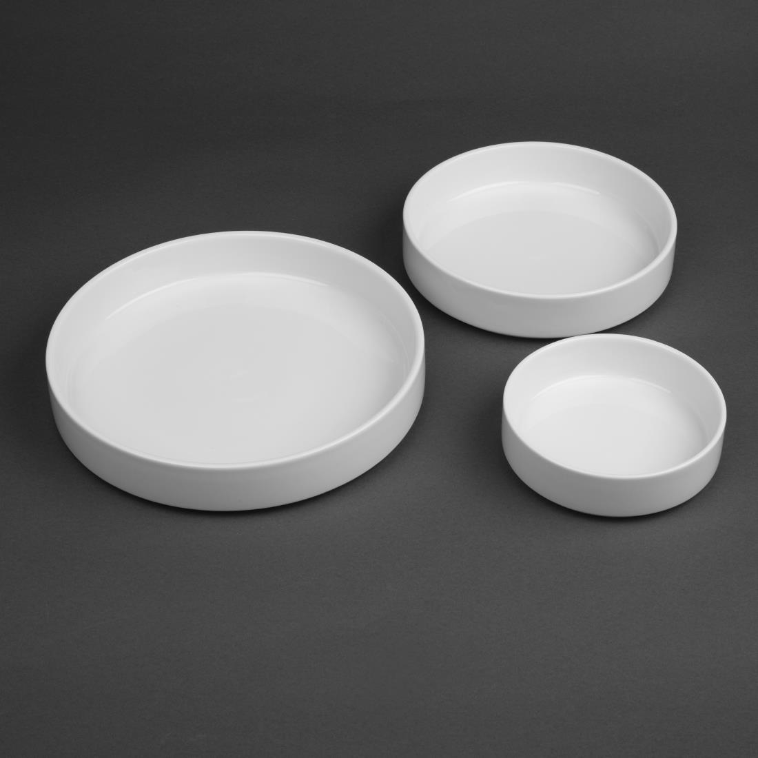 Olympia Whiteware Kom Met Platte Wanden - 270mm (4 Stuks)