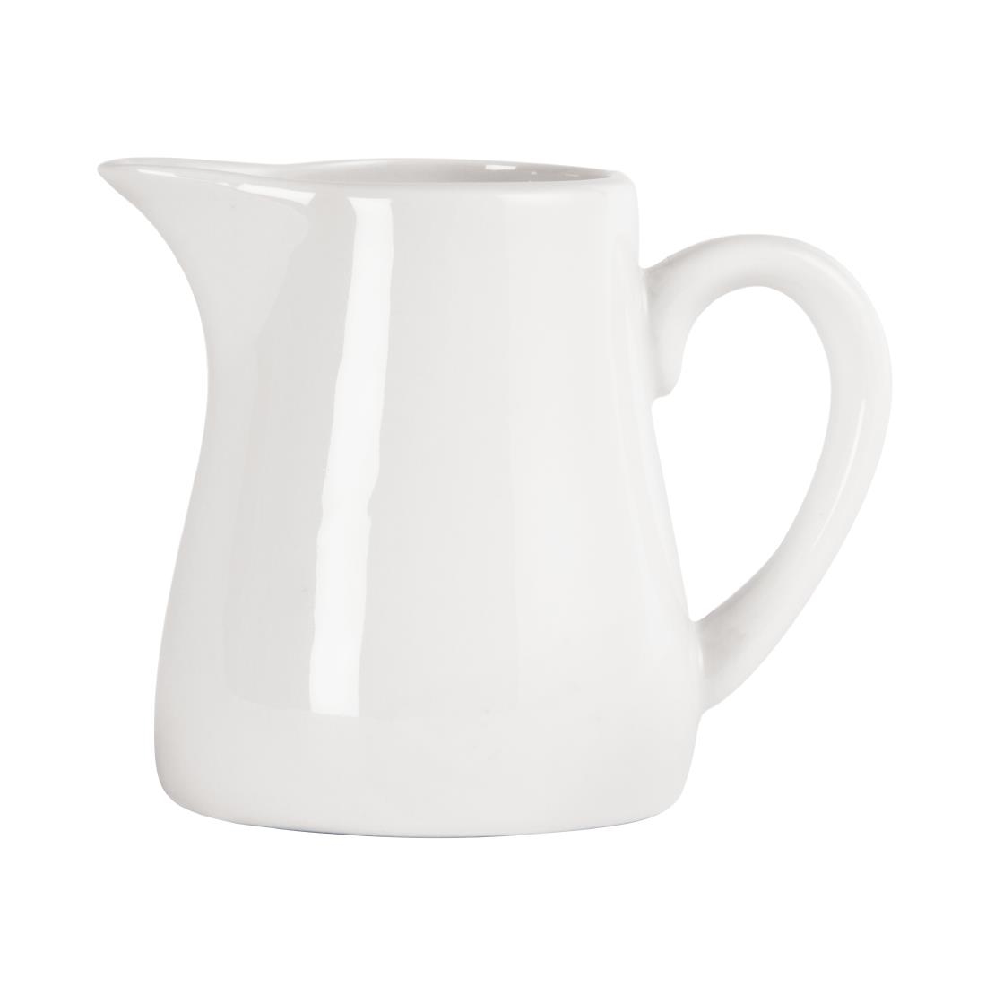 Olympia Whiteware melkkannetjes met handvat 170ml (6 stuks)