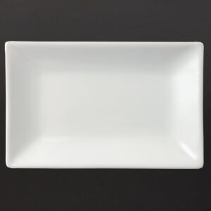 Olympia Whiteware rechthoekige serveerschalen 20x13cm (6 stuks)