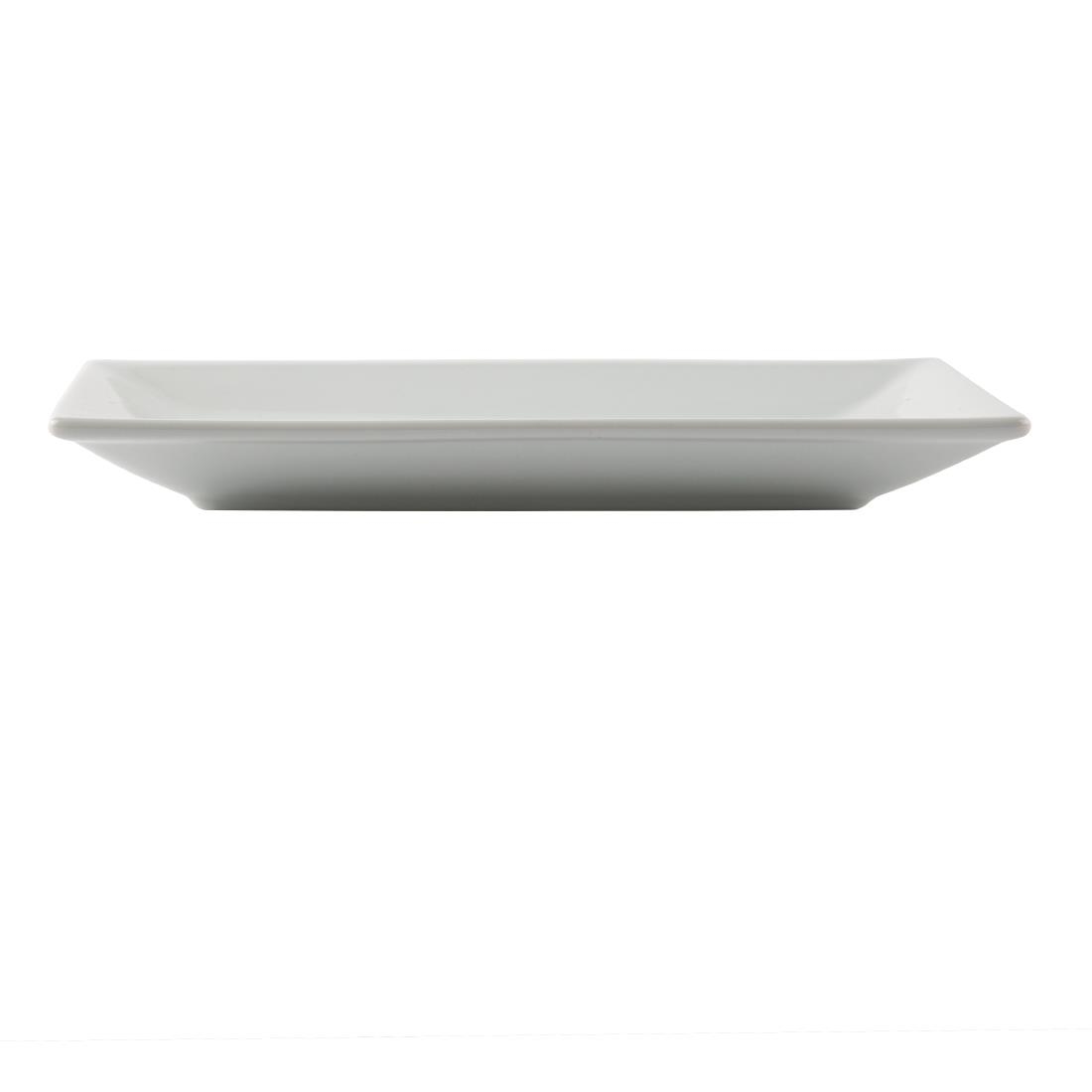 Olympia Whiteware rechthoekige serveerschalen 25x15cm (4 stuks)