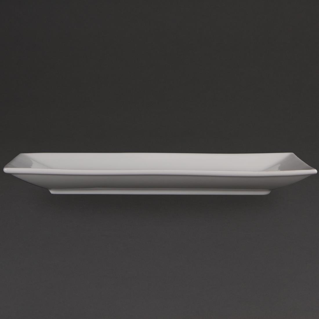 Olympia Whiteware rechthoekige serveerschalen 31x18cm (2 stuks)