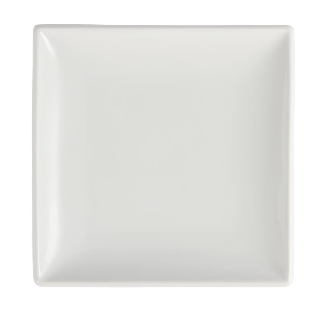 Olympia Whiteware Vierkante Borden 18cm (12 Stuks)